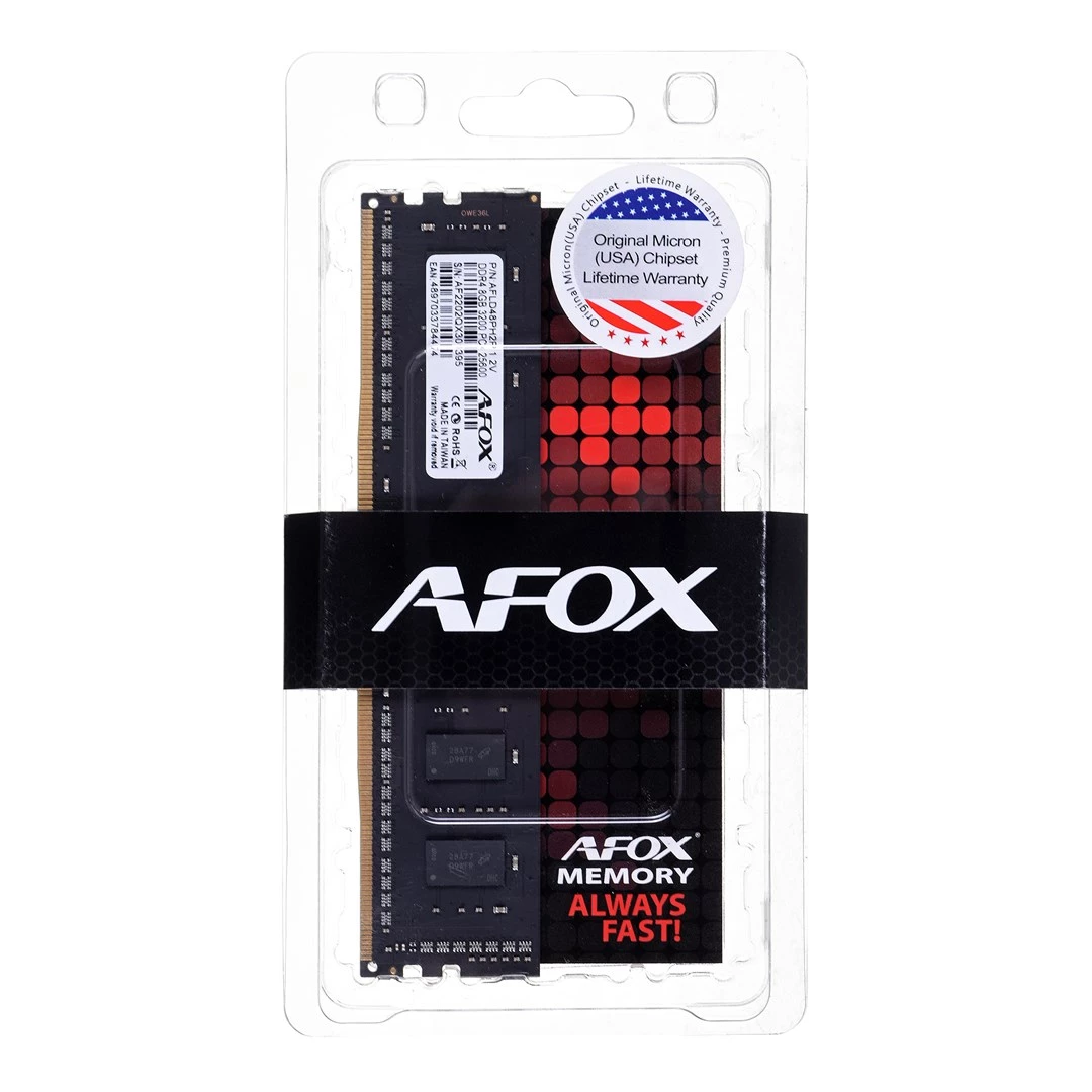 AFOX DDR4 16GB 3200MHZ Rank1 CL22