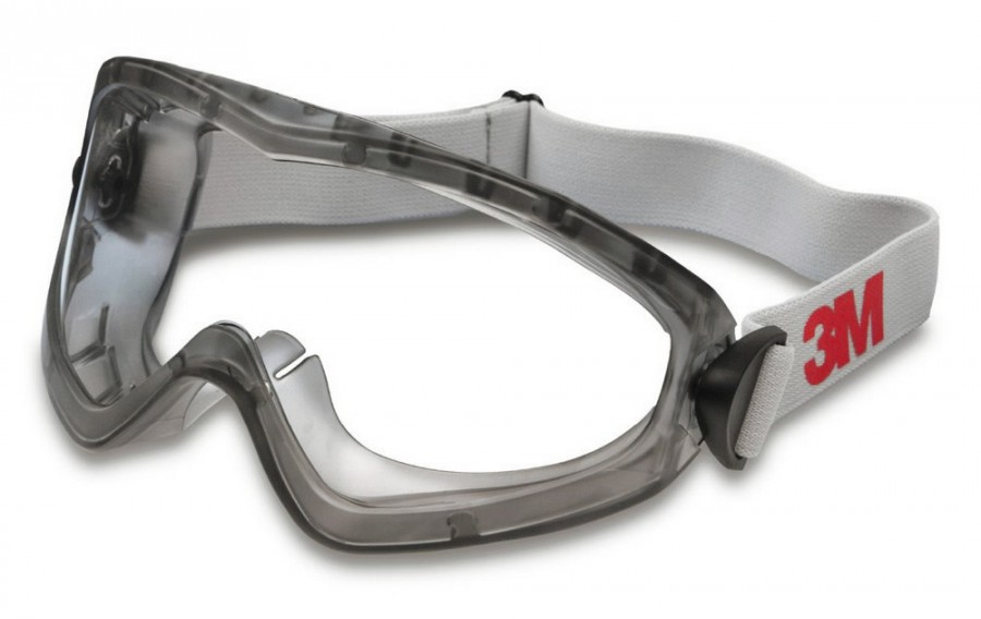 Aizsargbrilles 2890SA, caurspīdīgs acetāts, 3M |