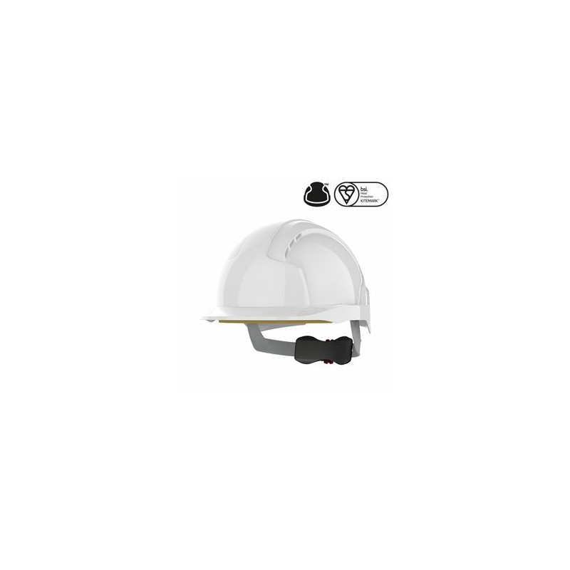 JSP Aizsargķivere balta Wheel Ratchet EVOLITE