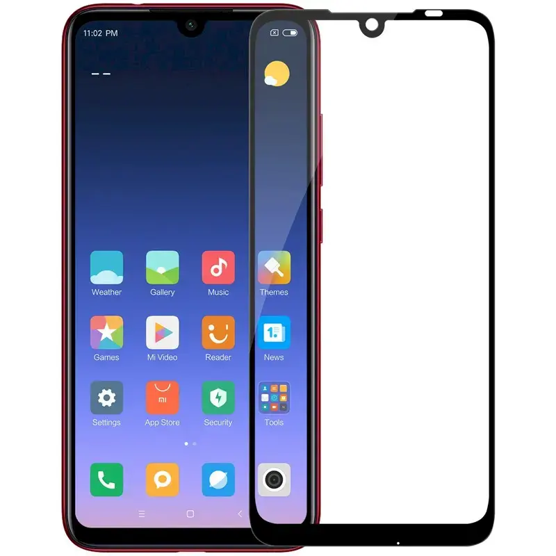 TEMPERED GLASS Aizsargstikls 9D ar pilnu