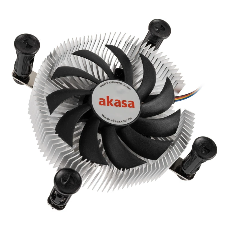 Akasa Active heatsink; 12VDC; aluminium; 39