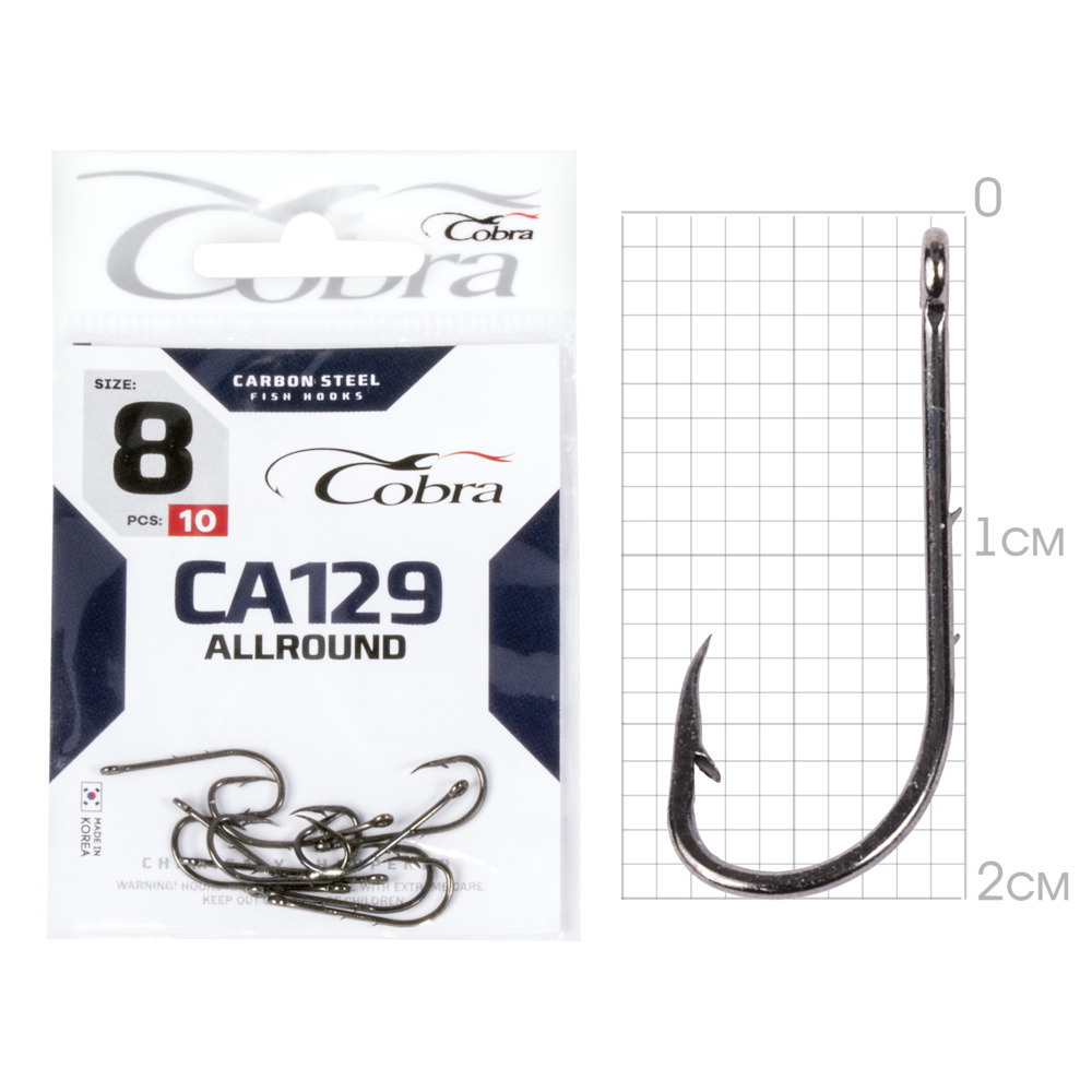Āķi Cobra BAITHOLDER CA129, 008 |