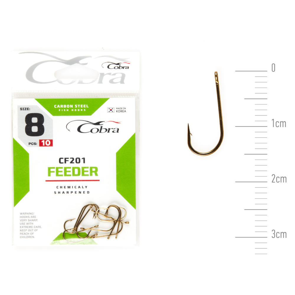 Āķi Cobra FEEDER CLASSIC CF201, 008