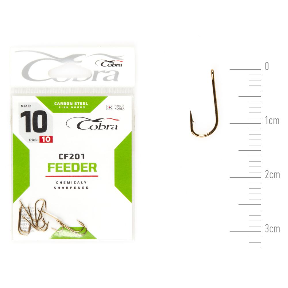 Āķi Cobra FEEDER CLASSIC CF201, 010