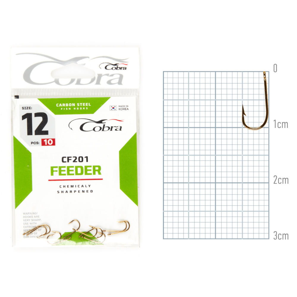 Āķi Cobra FEEDER CLASSIC CF201, 012