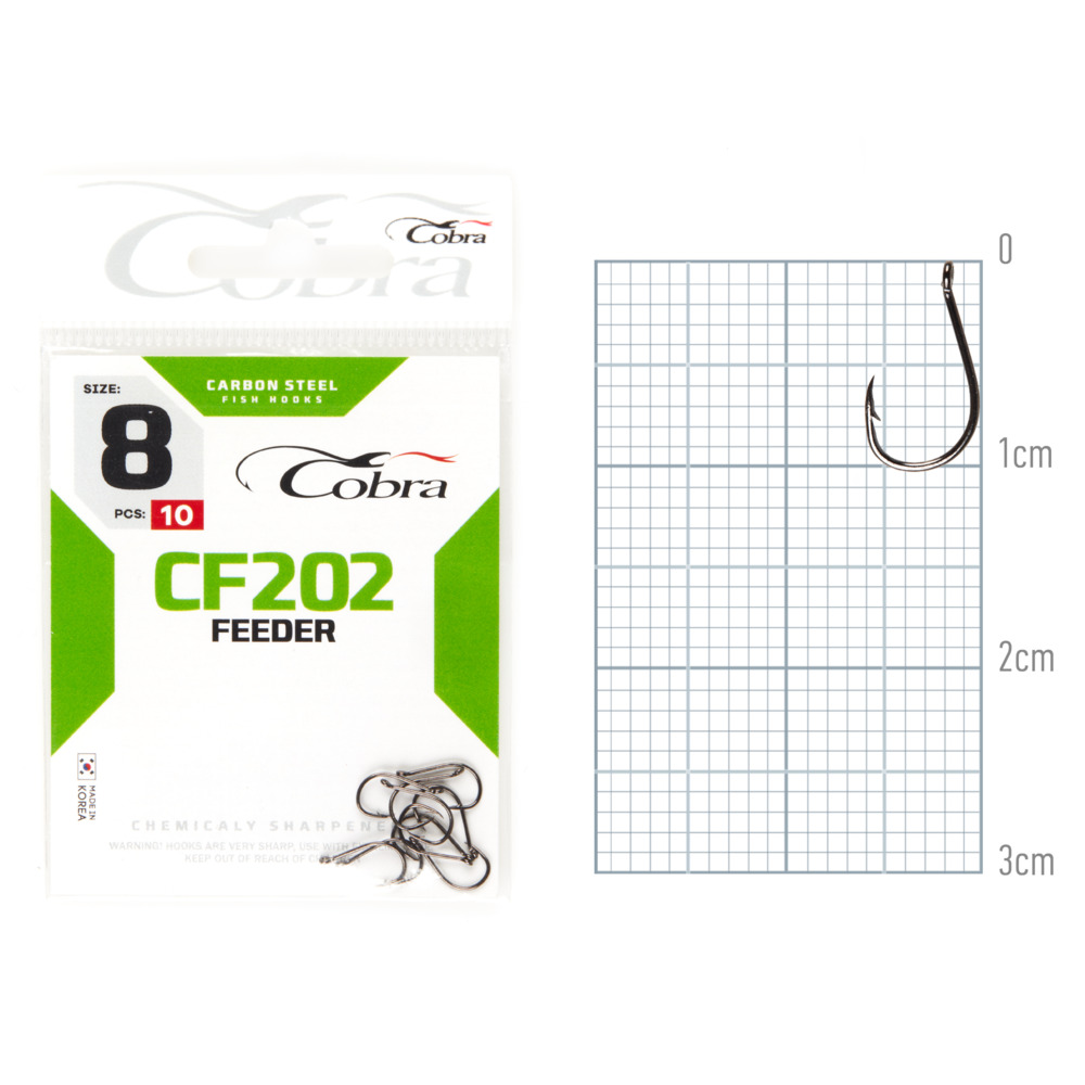 Āķi Cobra FEEDER CLASSIC CF202, 008