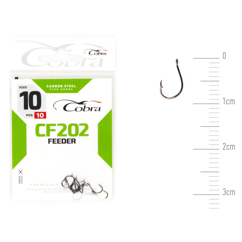 Āķi Cobra FEEDER CLASSIC CF202, 010