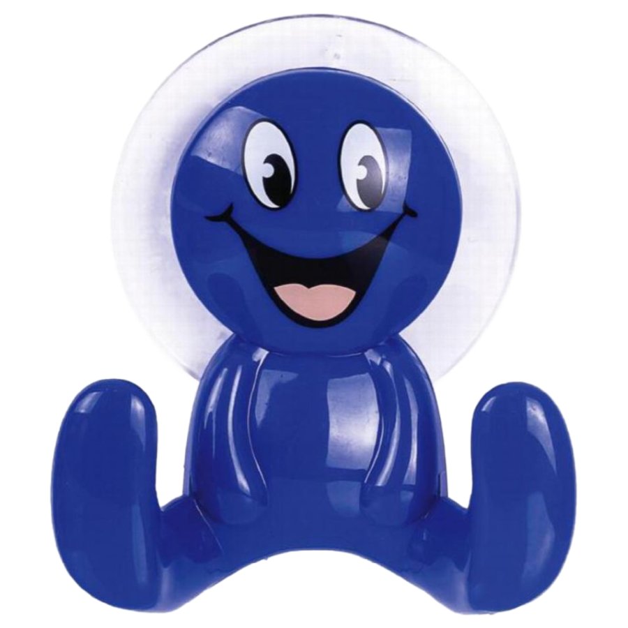 RIDDER Āķis pašlīmējošs Smiley zils, ar