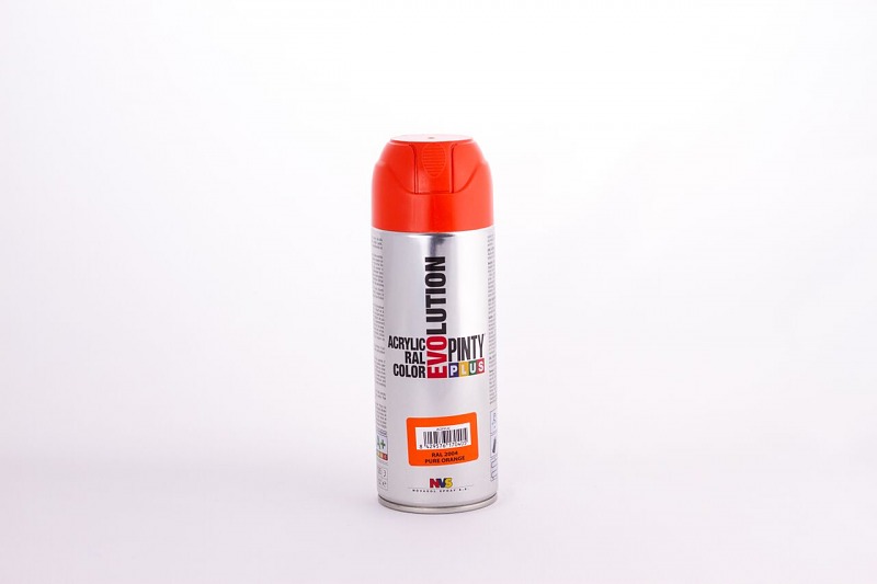 Akrila krāsa aerosolā fluorescējoša oranža Evolution