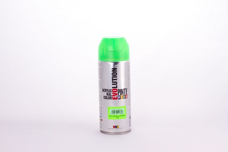Akrila krāsa aerosolā fluorescējoša zaļa Evolution