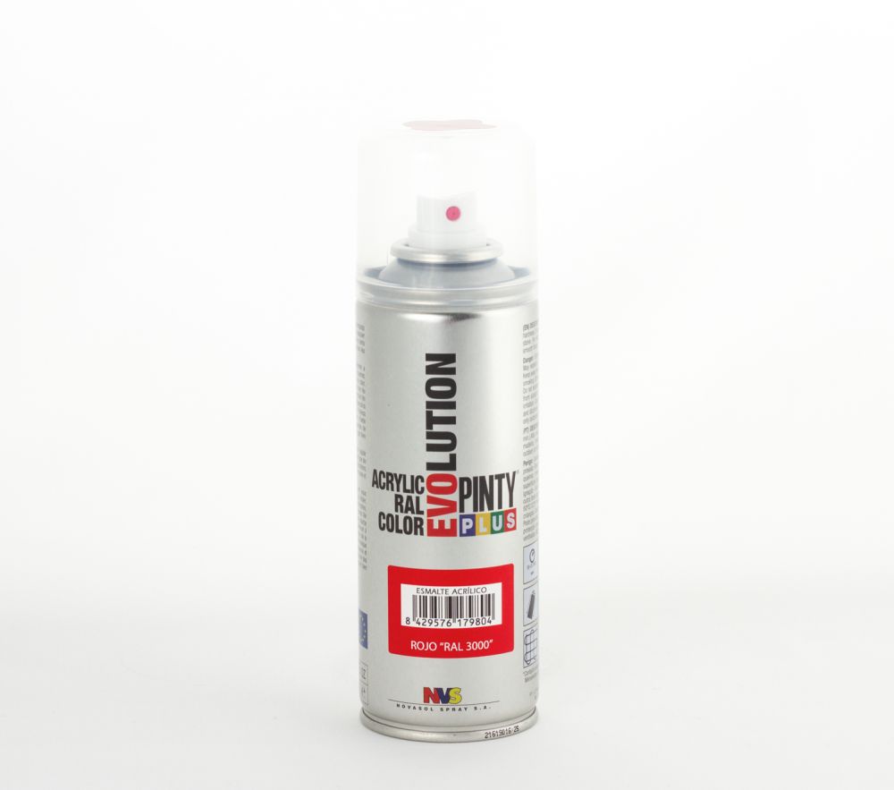 Akrila krāsa aerosolā sarkana RAL 3000