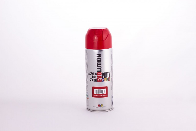 Akrila krāsa aerosolā sarkana RAL 3000