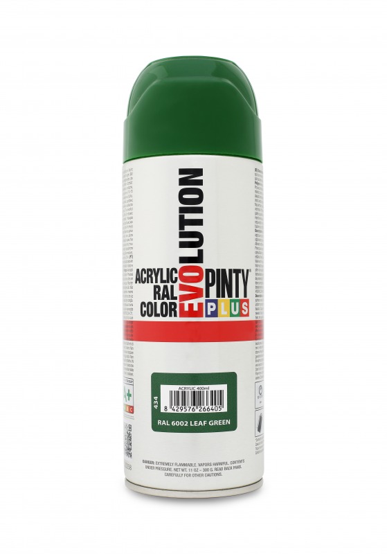 Akrila krāsa aerosolā zaļa RAL 6002