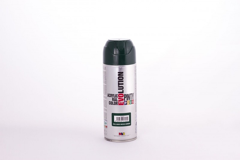 Akrila krāsa aerosolā zaļa RAL6005 Evolution