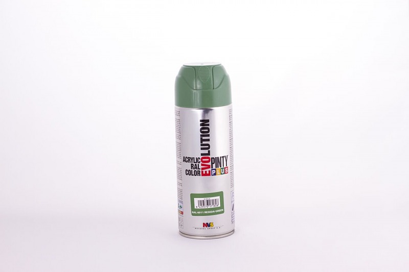 Akrila krāsa aerosolā zaļa RAL6011 Evolution