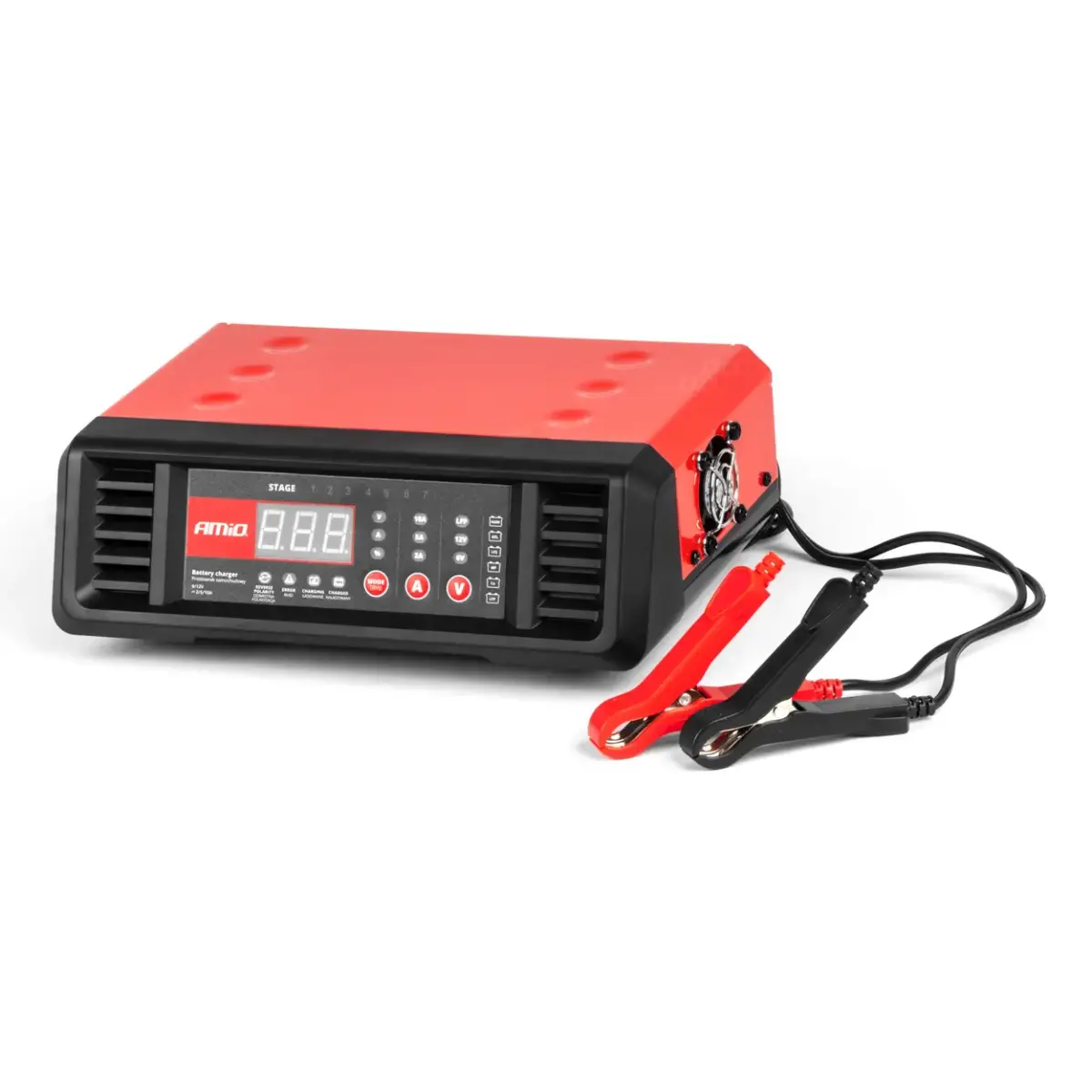 Akumulatora lādētājs 10A 6V 12V AMIO-04056