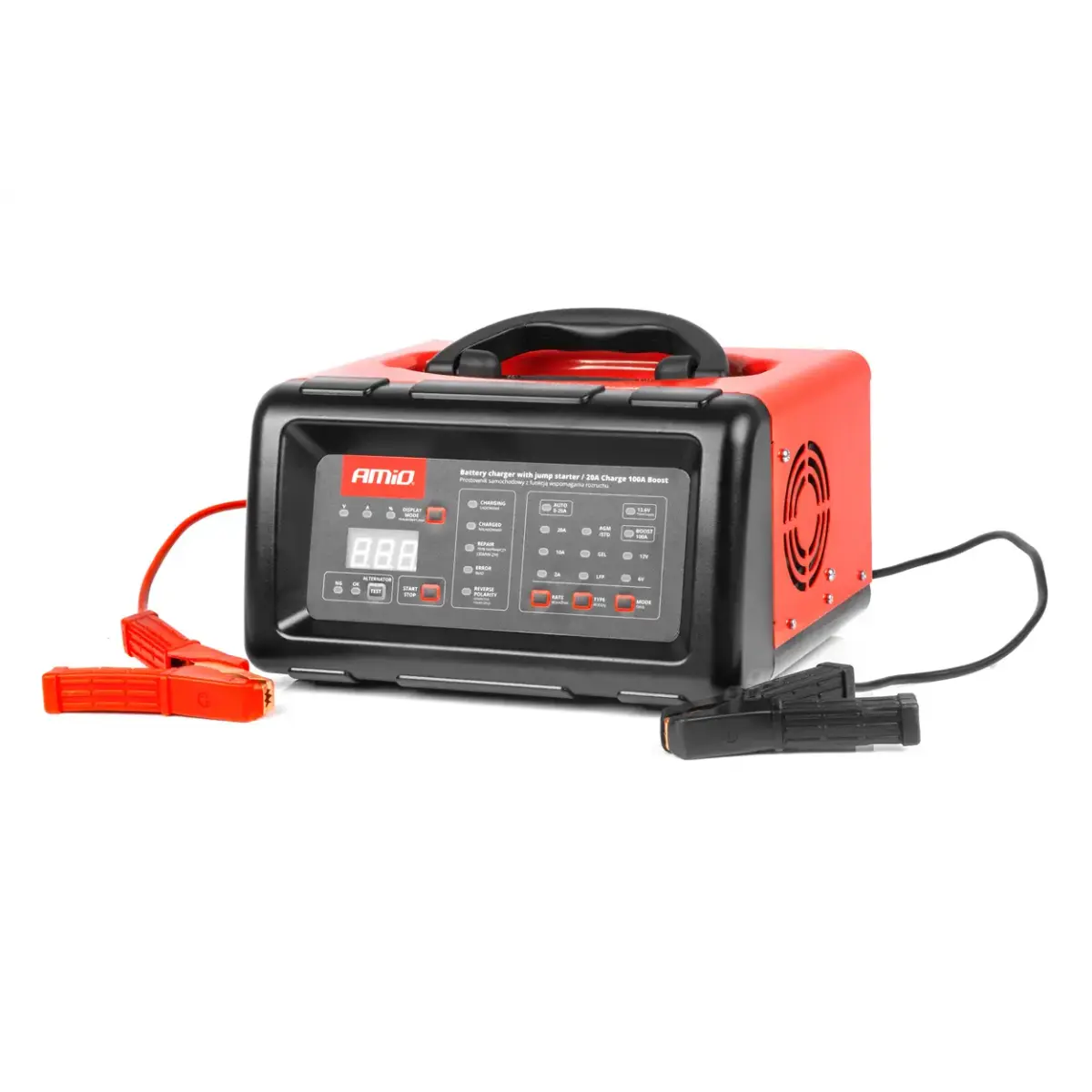 Akumulatoru lādētājs 20A 6V 12V AMIO-04057