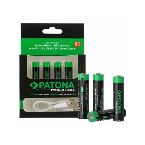Akumulatori AAA 750mAh Li-ion 1.5V