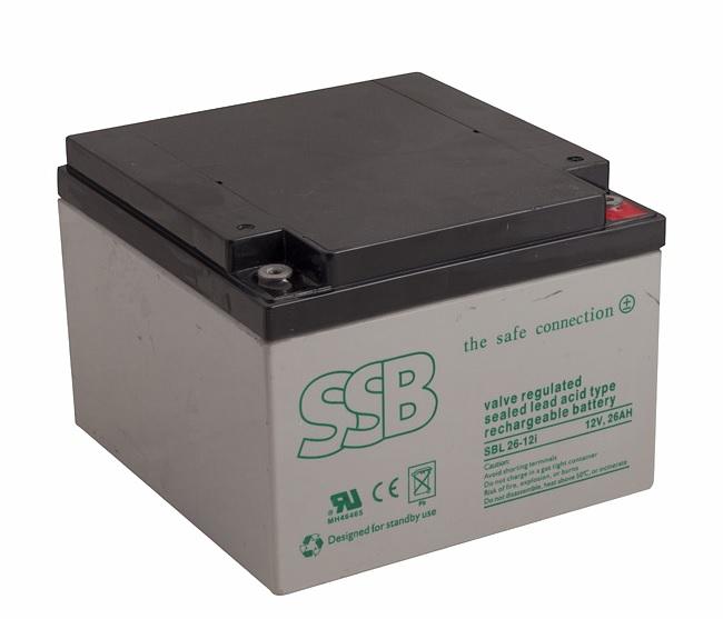 Akumulators 12V 26Ah SSB | SSB-SBL26-12i