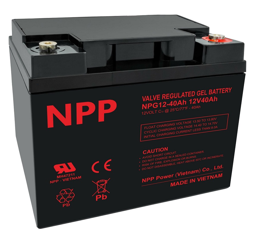 Akumulators 12V 40Ah Deep Cycle Gel