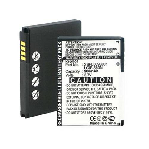 Akumulators (analogs) LG GT500/GC900 (LGIP-580N)-1000mAh |