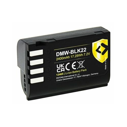 Akumulators (analogs) Panasonic DMW-BLK22 (DC-S5, G9