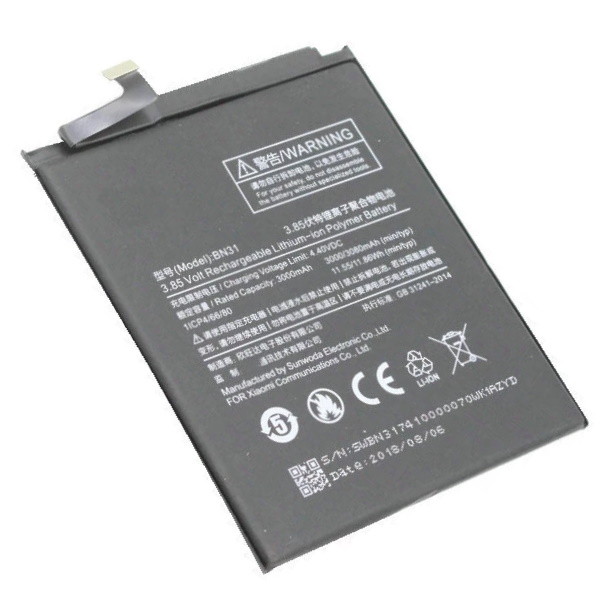 Akumulators (analogs) Xiaomi BN31 (Xiaomi Mi