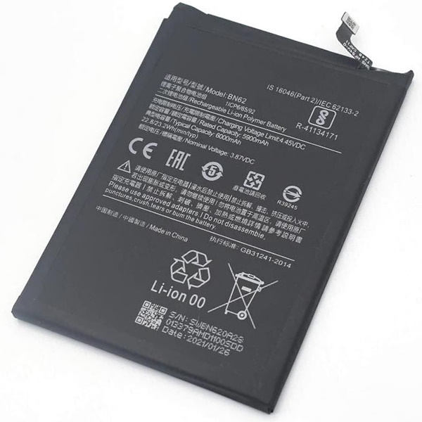 Akumulators (analogs) Xiaomi BN62 (Redmi 9T