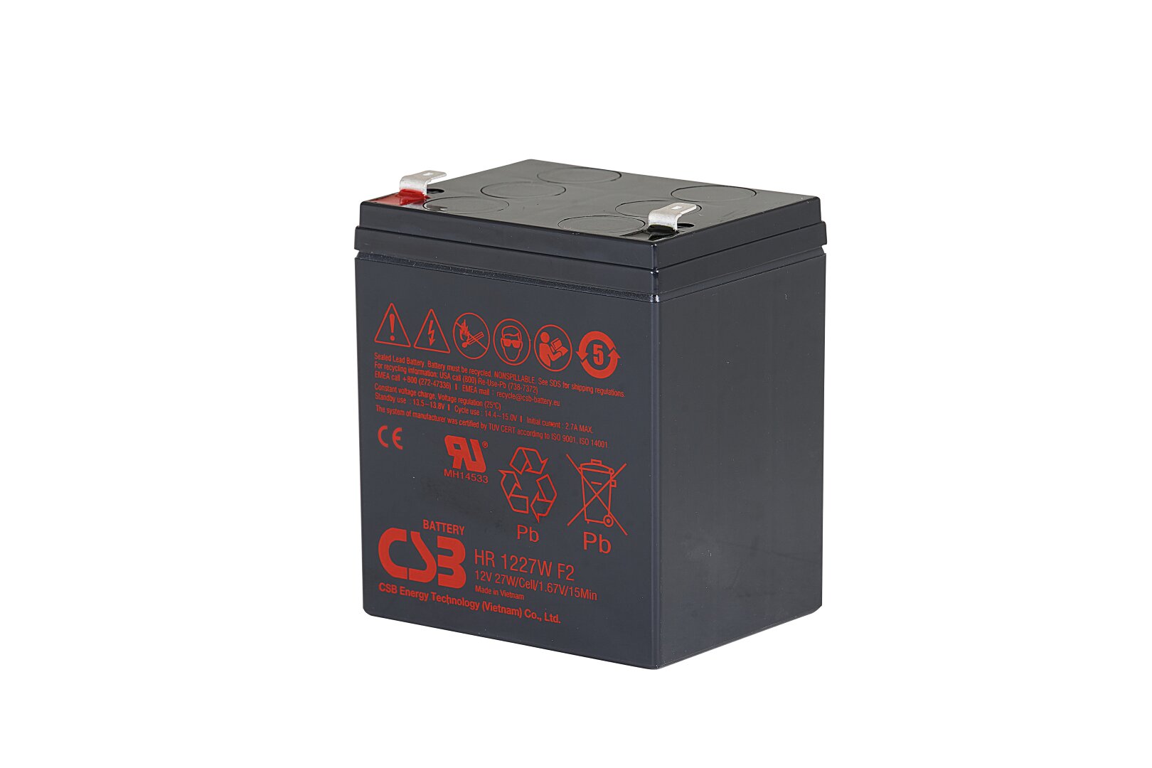 CSB BATTERY Akumulators CSB HR1227WF2 -