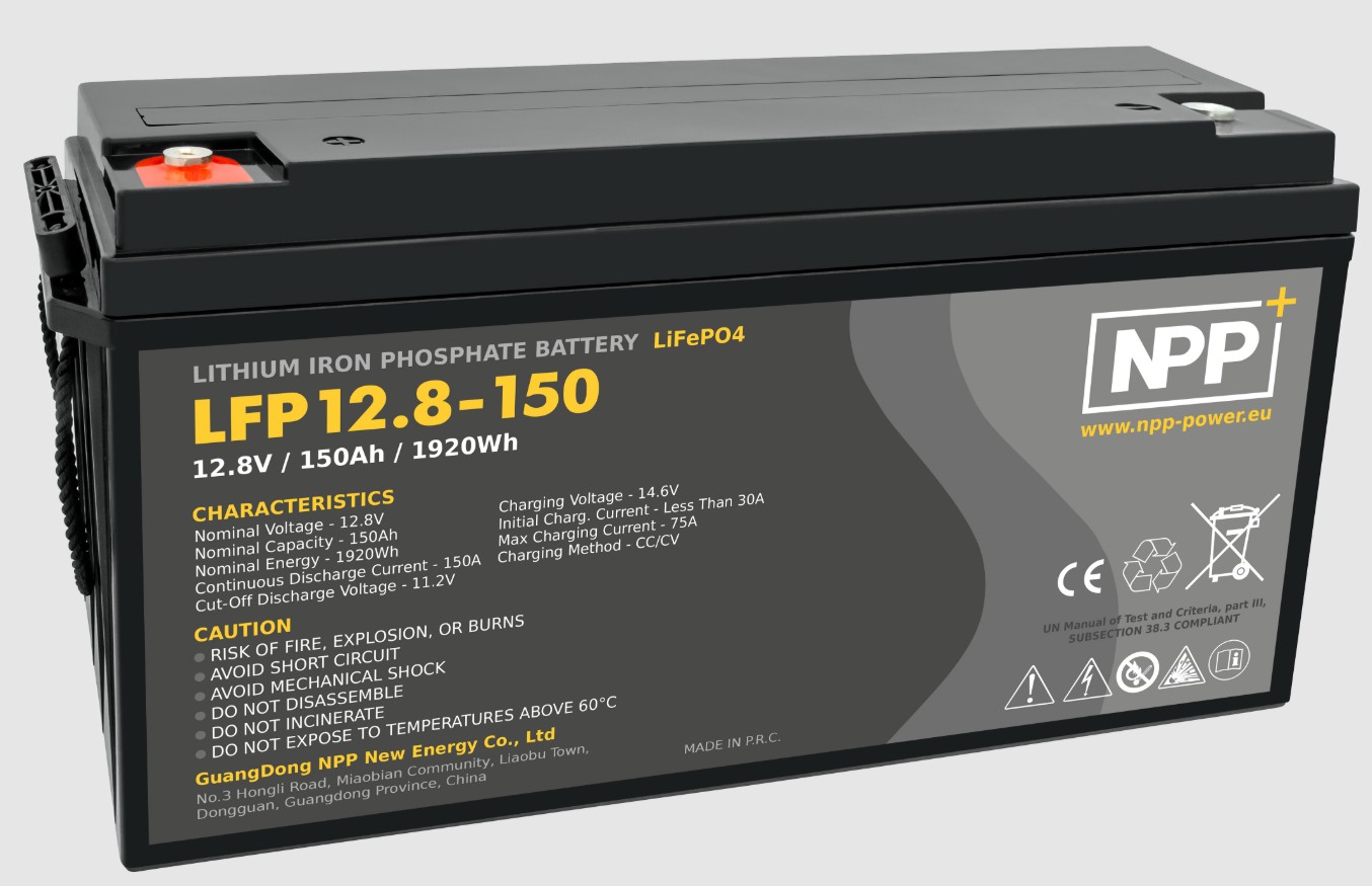 Akumulators LiFePO4 12,8 V 150Ah
