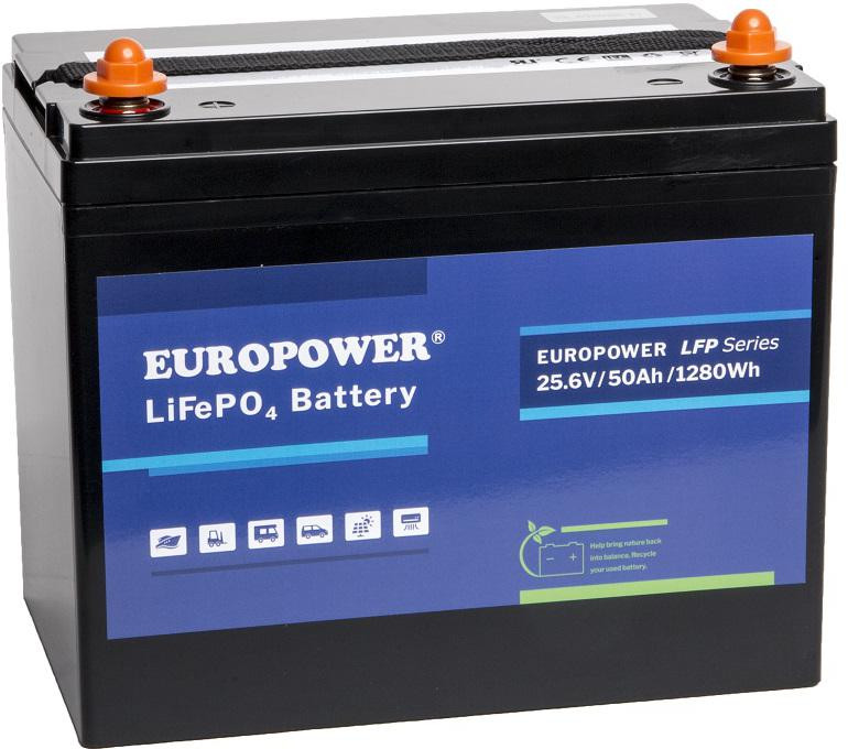 Akumulators LiFePO4 EUROPOWER sērija LFP 25