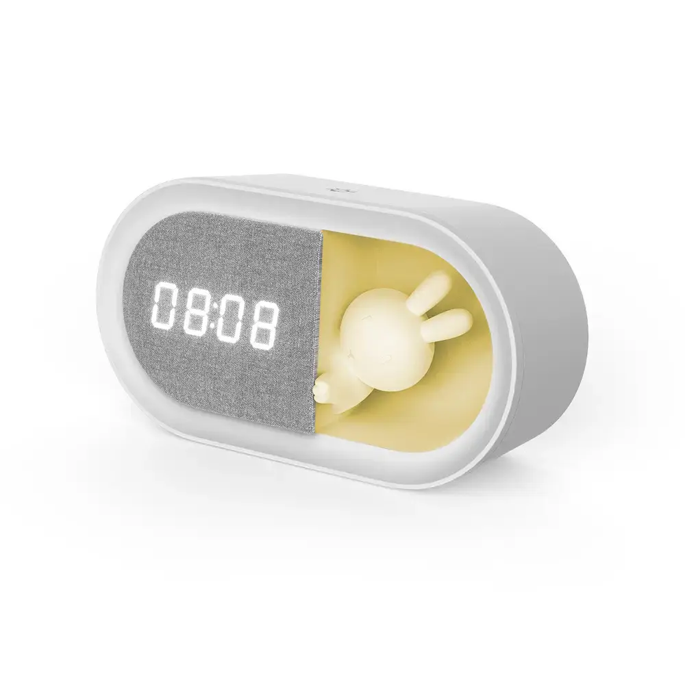 Alarm clock with LED Bunny night