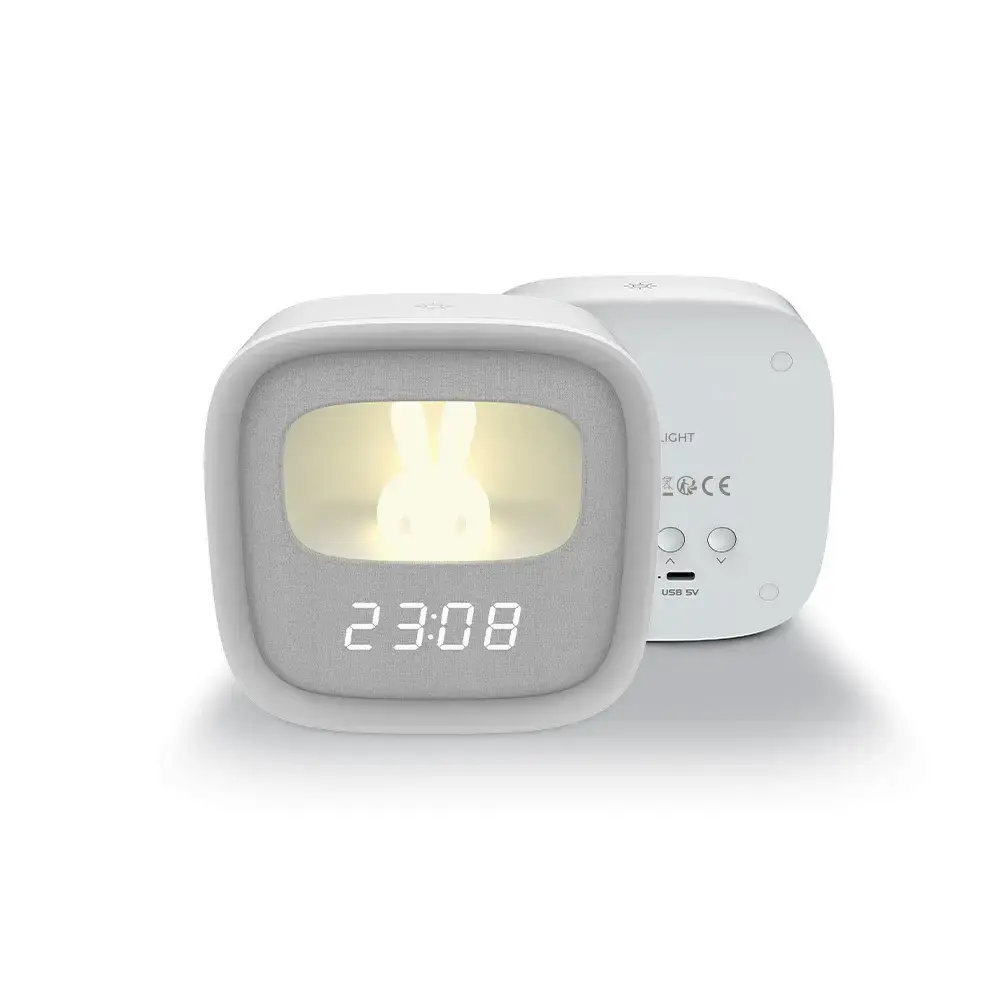Alarm clock with LED Bunny night