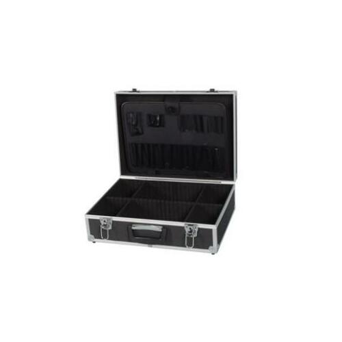 Perel Alumīnija instrumentu koferis 455x330x152mm, melns