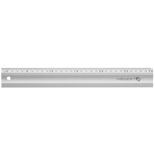 HOGERT Alumīnija lineāls 300 mm HOEGERT
