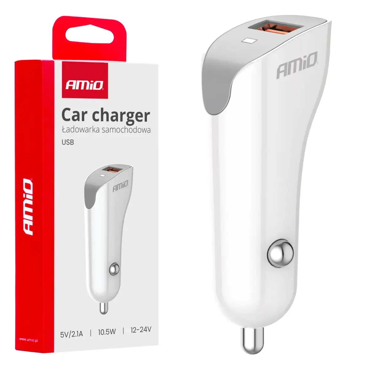 AMiO AMiO-03873 auto lādētājs | 10