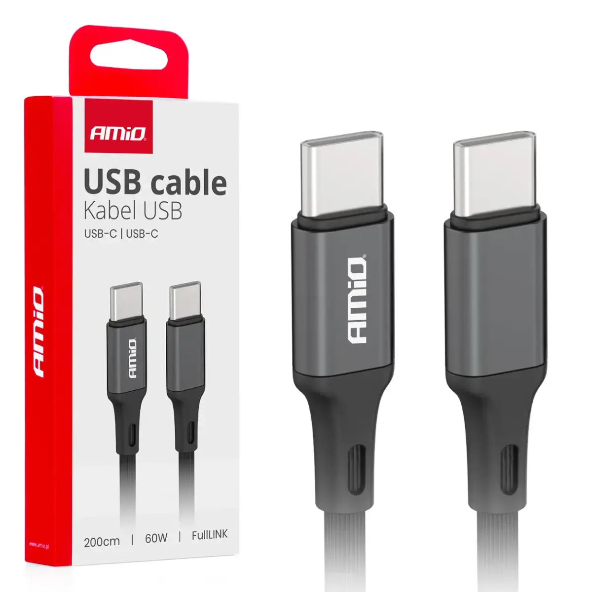 AMiO AMIO-03903 datu pārraides un uzlādes