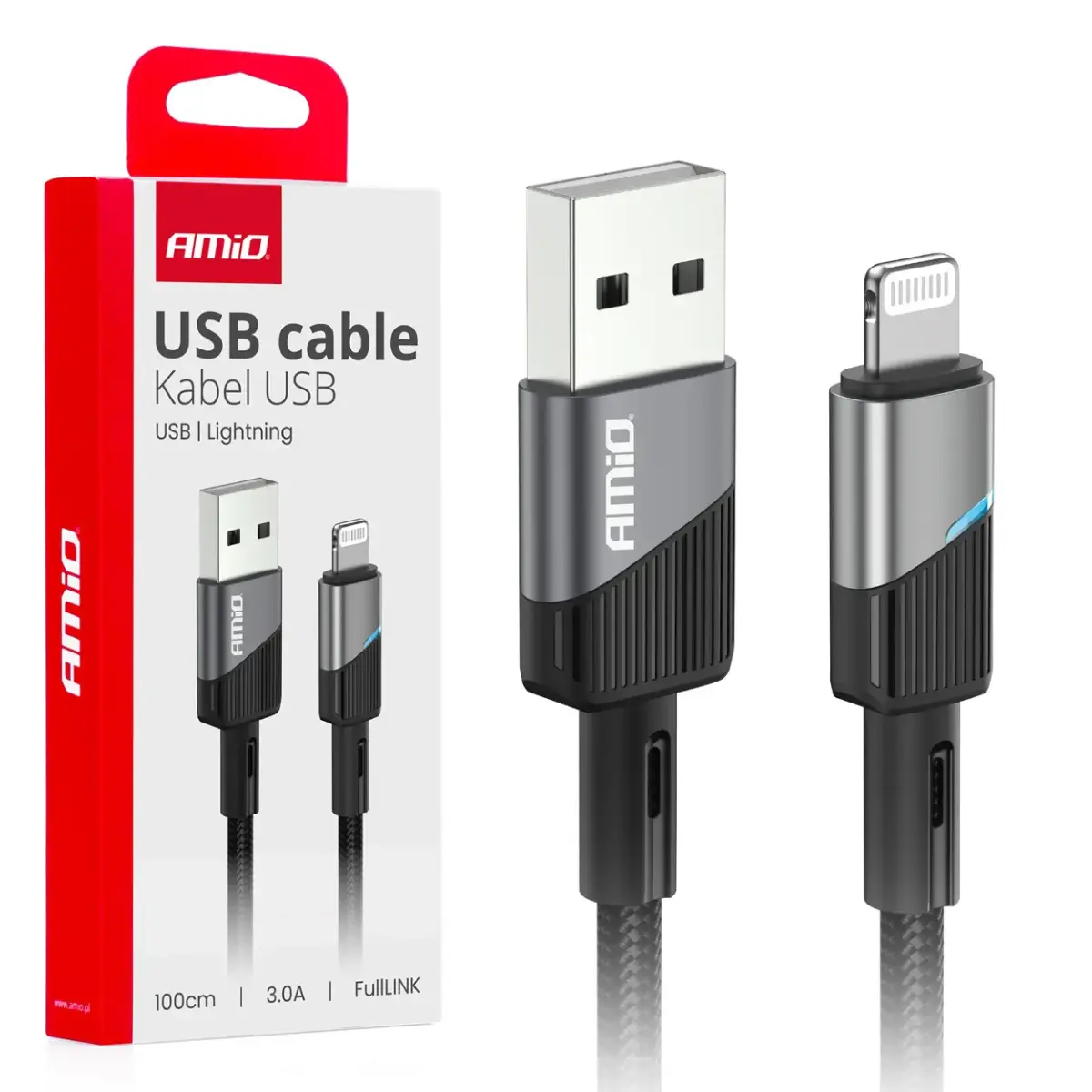 AMiO AMIO-03925 datu pārraides un uzlādes