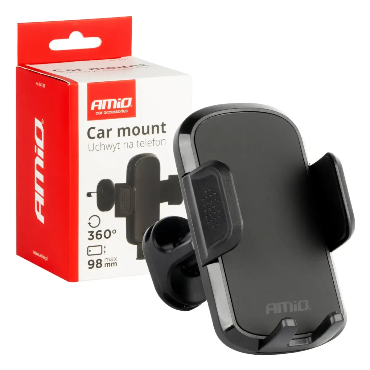 Auto telefona turētājs, AMIO-04139 | 5903293041390