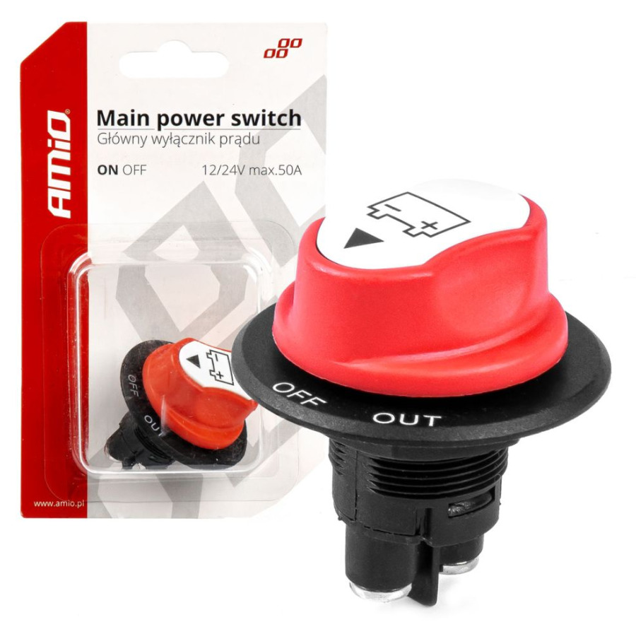 AMiO Masas slēdzis 12V-32V 50A/300A (03025)