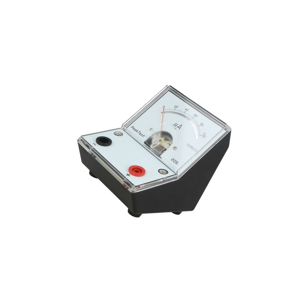 PEAKTECH Ammeter; 0.1÷100uA; 90x106x103mm; 2%