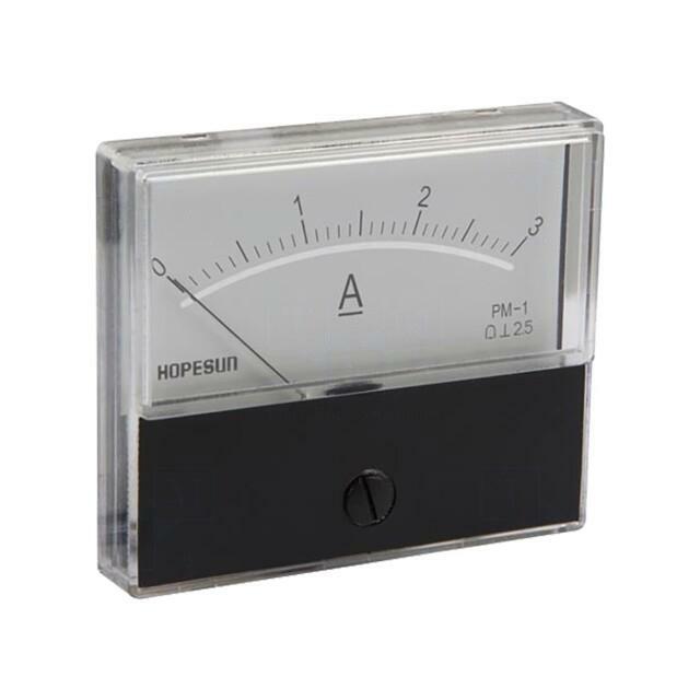 VELLEMAN Ammeter; on panel; I DC: