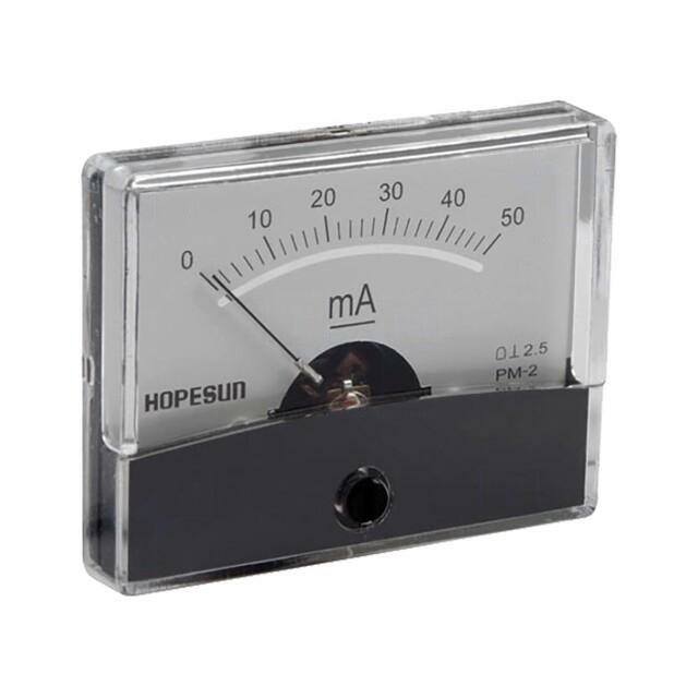 VELLEMAN Ammeter; on panel; I DC:
