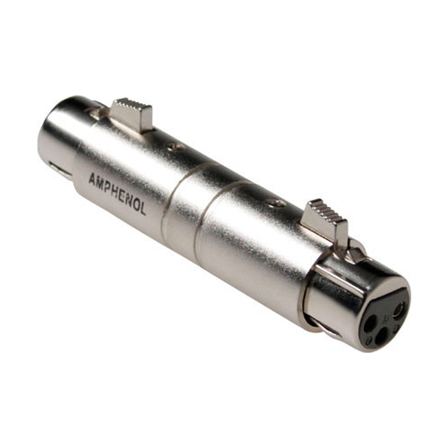 AMPHENOL Coupler; XLR female,both sides