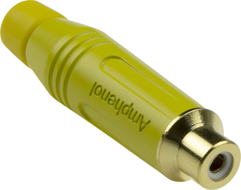 Amphenol RCA FEMALE PLUG YELLOW |