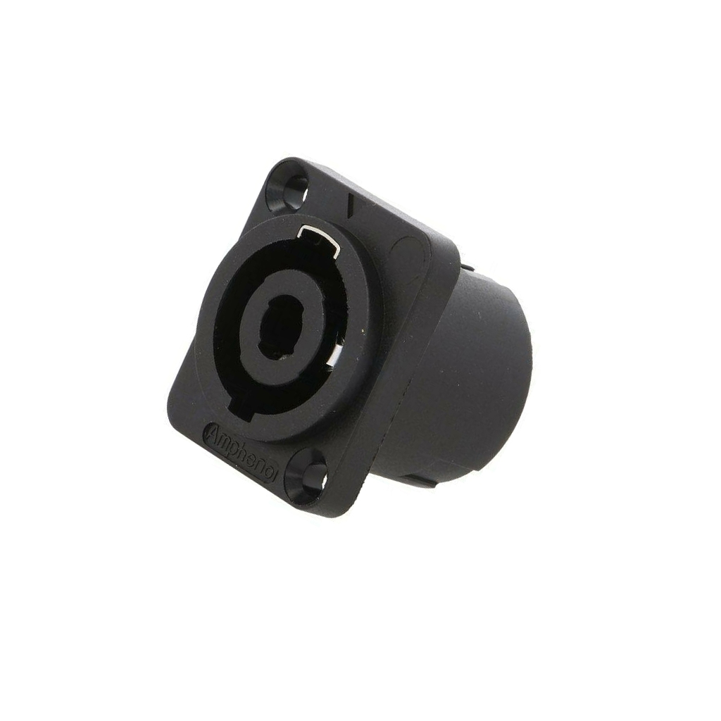 Amphenol SP SERIE 4P D-CHASSIS BK