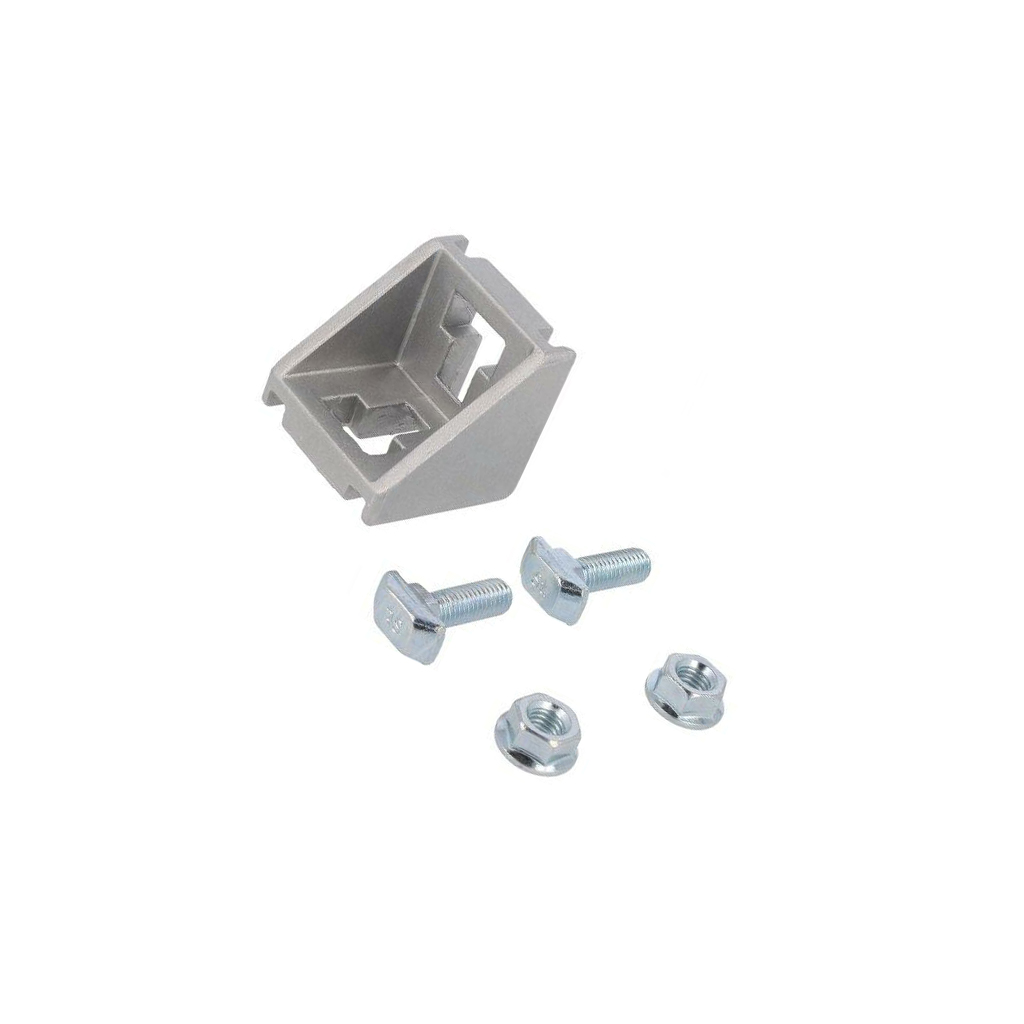 ELESA+GANTER Angle bracket; for profiles; Width