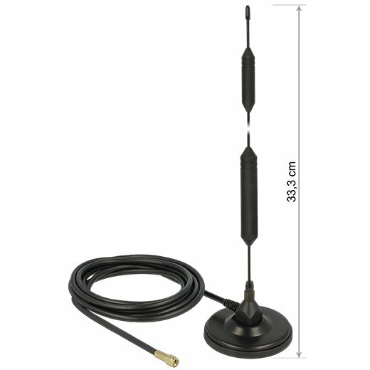 Delock GSM Antenna quadband SMA plug