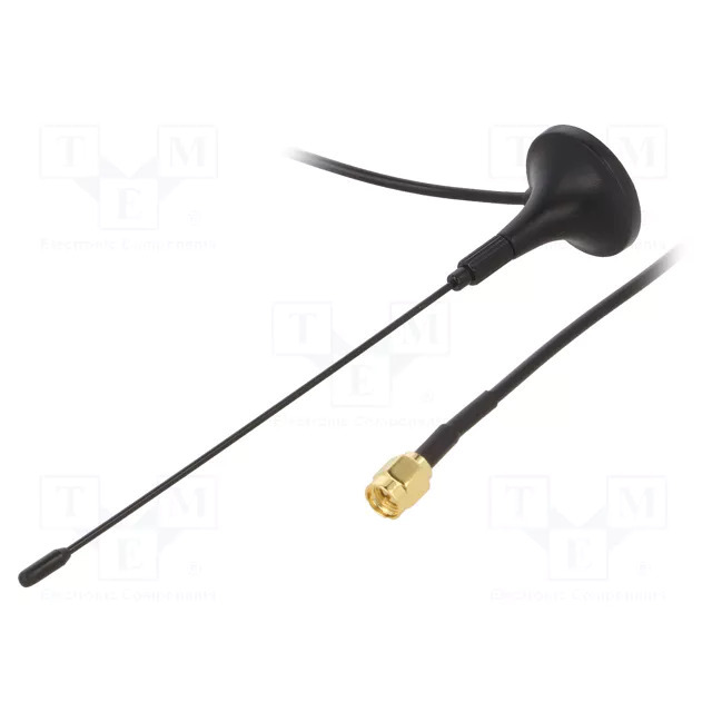 Antenna; RF; 3dBi; linear; magnet; 50Ω
