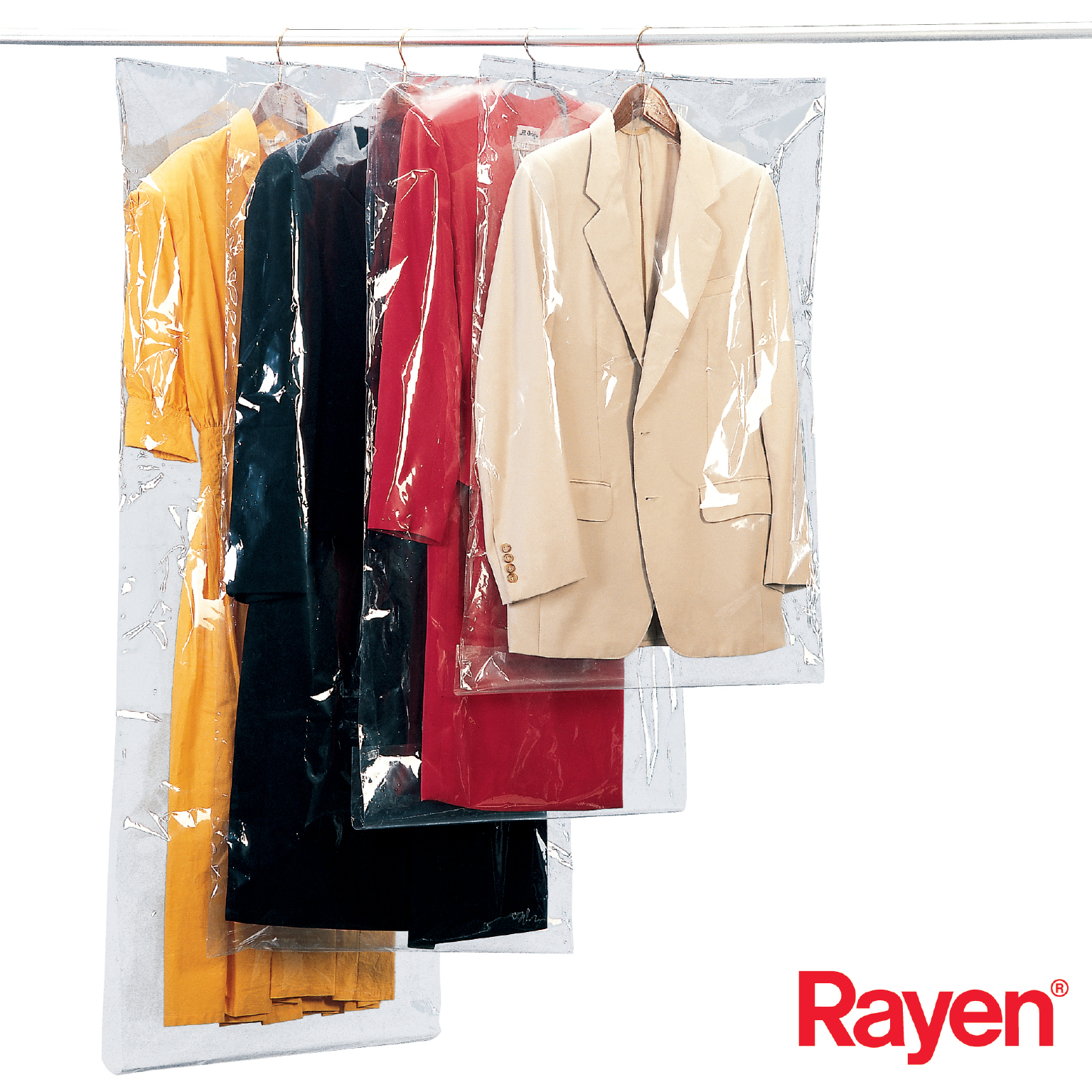 RAYEN Apģērbu maisi 3gab. 65x125 cm